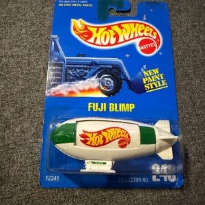 Hot Wheels Fuji Blimp Toy Vehicle - White & Green